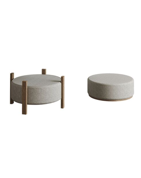 Kleine bank Clone saffiereik - l. 47 cm x H. 45,5 cm x D. 48 cm