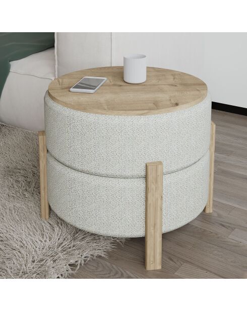 Kleine bank Clone saffiereik - l. 47 cm x H. 45,5 cm x D. 48 cm