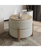 Kleine bank Clone saffiereik - l. 47 cm x H. 45,5 cm x D. 48 cm