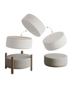 Kleine bank Clone saffiereik - l. 47 cm x H. 45,5 cm x D. 48 cm