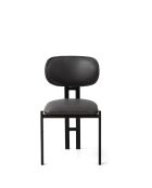 Set von 2 Stühlen Muriz schwarz anthrazit - L.43 cm x H. 83 cm x T. 47,5 cm