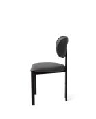 Set von 2 Stühlen Muriz schwarz anthrazit - L.43 cm x H. 83 cm x T. 47,5 cm