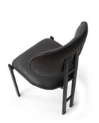 Set von 2 Stühlen Muriz schwarz anthrazit - L.43 cm x H. 83 cm x T. 47,5 cm