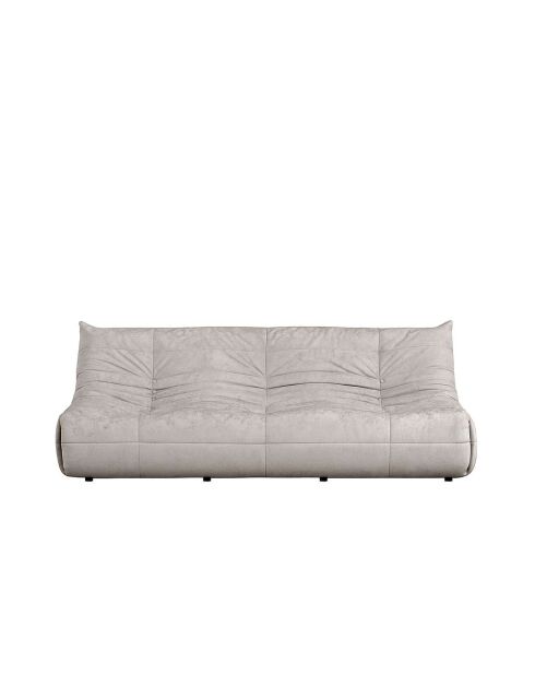 Bocek weißes 3-Sitzer-Sofa - L. 210 cm x L. 100 cm x H. 80 cm