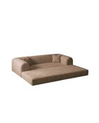 Beiges 3-Sitzer-Schlafsofa — B 190 cm x T 90 cm x H. 36 cm