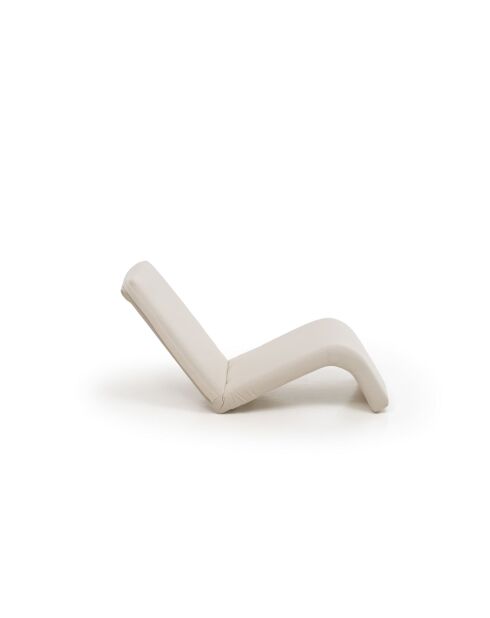 Fauteuil à bascule de jardin Nami Outdoor beige - l. 55 cm x P. 50 cm x P. 35 cm
