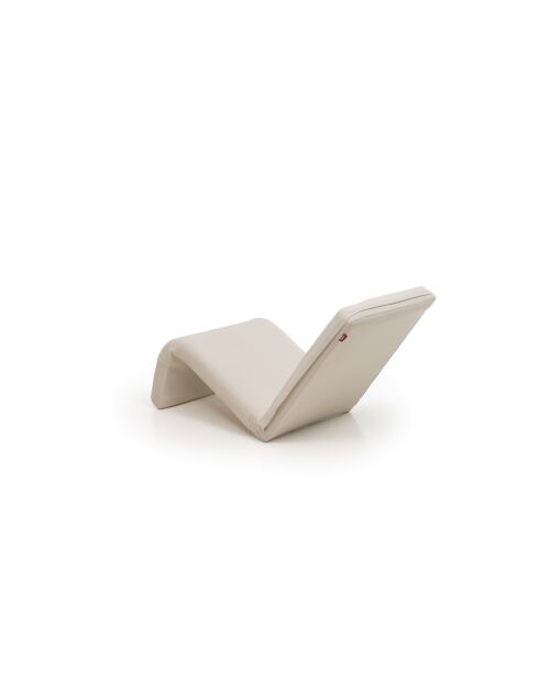 Fauteuil à bascule de jardin Nami Outdoor beige - l. 55 cm x P. 50 cm x P. 35 cm