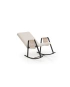 Fauteuil à bascule de jardin Oden Outdoor beige - l. 60 cm x P 50 cm x H . 65 cm