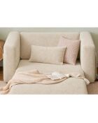 Divano letto Wello 1 posto crema - L. 80 cm x P. 70 cm x H 35 cm