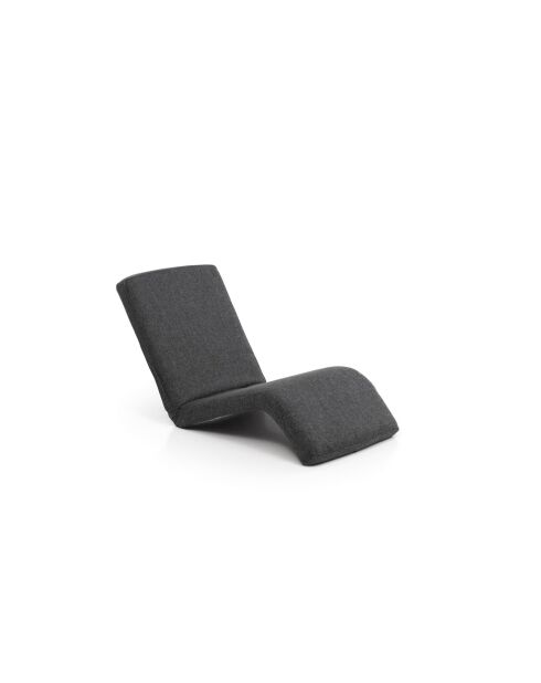 Dunkelgraues 1-Sitzer-Schlafsofa Nami — B. 55 cm x T 50 cm x T. 35 cm