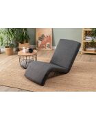 Dunkelgraues 1-Sitzer-Schlafsofa Nami — B. 55 cm x T 50 cm x T. 35 cm
