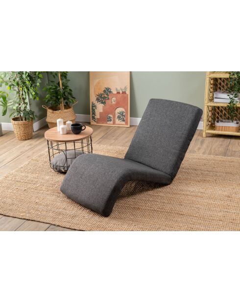 Dunkelgraues 1-Sitzer-Schlafsofa Nami — B. 55 cm x T 50 cm x T. 35 cm