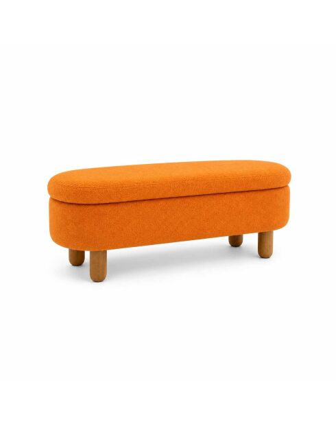 Goldorange Bank von God - B. 120 cm x H. 44 cm x T. 35 cm
