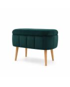 Banc Mini Oslo émeraude - l . 60 cm  x H.  46 cm  x P. 35 cm