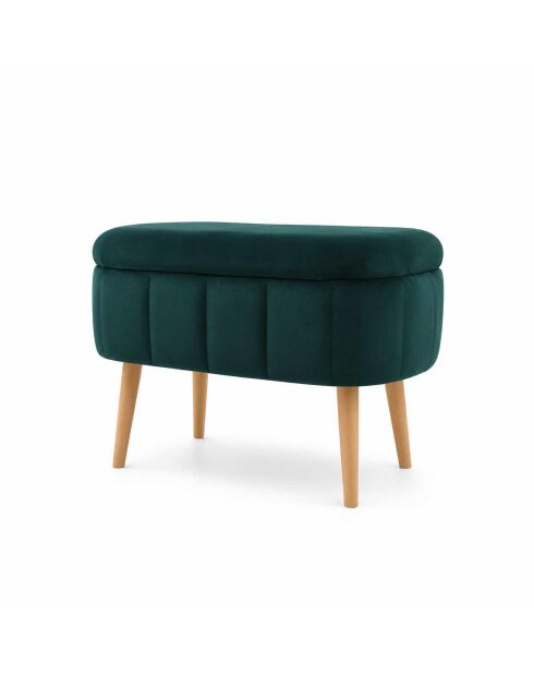 Banc Mini Oslo émeraude - l . 60 cm  x H.  46 cm  x P. 35 cm
