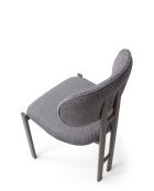Juego de 2 sillas Muriz gris oscuro/capuchino, 43 cm de largo x 83 cm de alto x 47,5 cm de profundidad