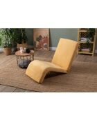 Divano letto singolo Nami Mustard - L. 55 cm x P 50 cm x P. 35 cm