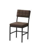 Chaise Dubaï marron - l. 40 cm x H. 82 cm x P. 40 cm