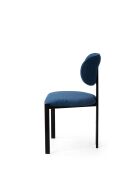 Lot de 2 chaises Muriz bleu marine/ noir - l.43 cm x H. 83 cm x P. 47.5 cm