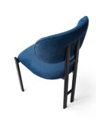 Lot de 2 chaises Muriz bleu marine/ noir - l.43 cm x H. 83 cm x P. 47.5 cm