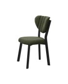 Chaise Elma verte - l.47 cm x H. 85 cm x P. 45 cm