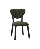 Chaise Elma verte - l.47 cm x H. 85 cm x P. 45 cm