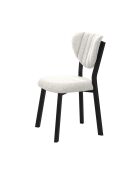 Chaise Elma crème - l.47 cm x H. 85 cm x P. 45 cm