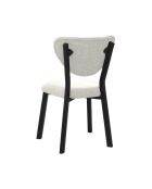 Chaise Elma crème - l.47 cm x H. 85 cm x P. 45 cm