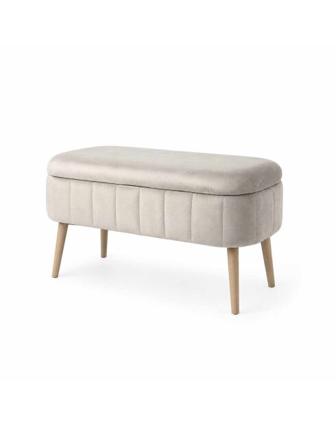 Banc Oslo Babyface beige - l . 90 cm x H. 46 cm x P. . 35 cm