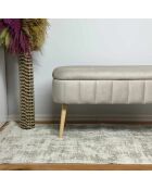 Banc Oslo Babyface beige - l . 90 cm x H. 46 cm x P. . 35 cm