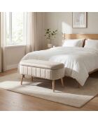 Banc Oslo Babyface beige - l . 90 cm x H. 46 cm x P. . 35 cm