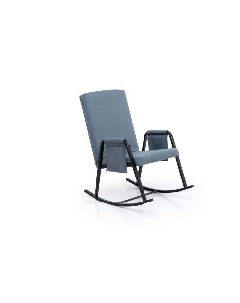 Mecedora de jardín Oden Outdoor gris, 60 cm de largo x 50 cm de profundidad x 65 cm de alto