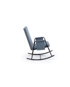 Mecedora de jardín Oden Outdoor gris, 60 cm de largo x 50 cm de profundidad x 65 cm de alto
