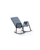 Mecedora de jardín Oden Outdoor gris, 60 cm de largo x 50 cm de profundidad x 65 cm de alto