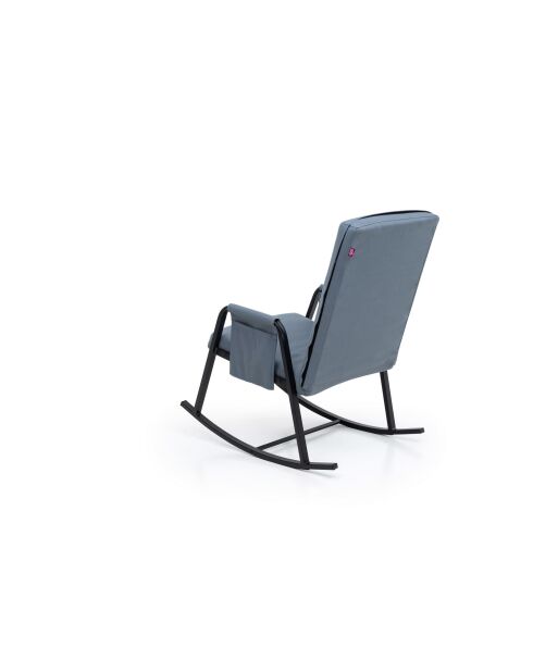 Mecedora de jardín Oden Outdoor gris, 60 cm de largo x 50 cm de profundidad x 65 cm de alto