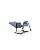 Mecedora de jardín Oden Outdoor gris, 60 cm de largo x 50 cm de profundidad x 65 cm de alto