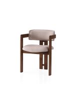 Chaise Cozy noix crème - l. 57 cm x H. 76 cm x P. 44 cm