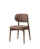 Chaise Mateo Brune - l. 55 cm x H. 75 cm x P. 50 cm