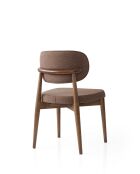 Chaise Mateo Brune - l. 55 cm x H. 75 cm x P. 50 cm