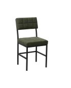 Chaise Dubaï verte - l.40 cm x H. 82 cm x P. 40 cm