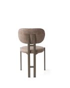 Lot de 2 chaises Muriz Vison Cappuccino - l.43 cm x H. 83 cm x P. 47.5 cm