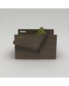 Fauteuil Gagnant noir vert - l. 74 cm x H. 57 cm x P. 92 cm