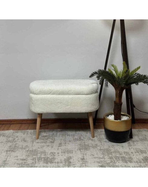 Banc Mini Oslo blanc - l. 60 cm  x H. 46 cm  x P. 35 cm
