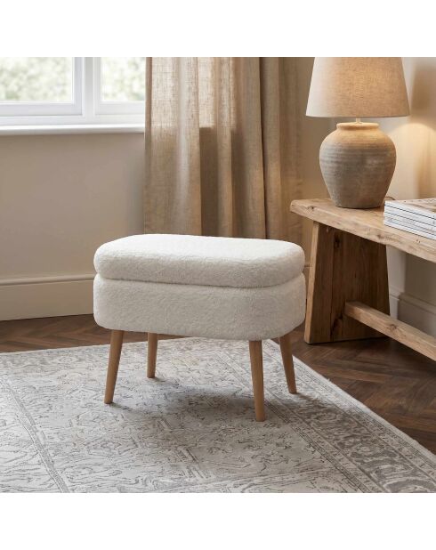 Banc Mini Oslo blanc - l. 60 cm  x H. 46 cm  x P. 35 cm