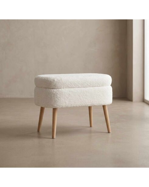 Banc Mini Oslo blanc - l. 60 cm  x H. 46 cm  x P. 35 cm