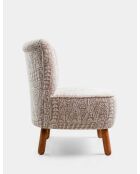 Fauteuil Mythologie Etnik beige - l. 43 cm x H. 35 cm x P. 33 cm