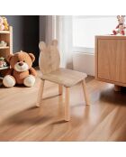 Chaise enfant BLTYZAKTV043 Chêne - l . 30 cm x H. 55 cm x P.30 cm