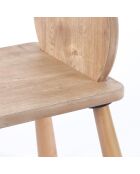 Chaise enfant BLTYZAKTV043 Chêne - l . 30 cm x H. 55 cm x P.30 cm