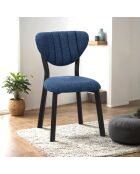Sedia Elma blu marino - L.47 cm x H. 85 cm x P. 45 cm