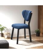 Sedia Elma blu marino - L.47 cm x H. 85 cm x P. 45 cm